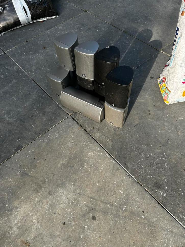 10 JBL Speakers - Surround Set, Audio, Tv en Foto, Luidsprekers, Gebruikt, Complete surroundset, Minder dan 60 watt, JBL, Ophalen of Verzenden