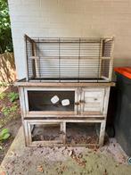 Konijnenhok - met binnenhok en ren, Dieren en Toebehoren, Knaagdieren en Konijnen | Hokken en Kooien, Ophalen, 90 cm of meer, Konijn
