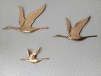 Vintage set messing vogels / ganzen, Ophalen of Verzenden, Zo goed als nieuw
