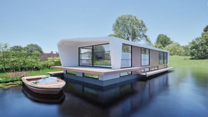 Nieuwbouw woonarken / watervilla’s, Huizen en Kamers, Woonboten te koop