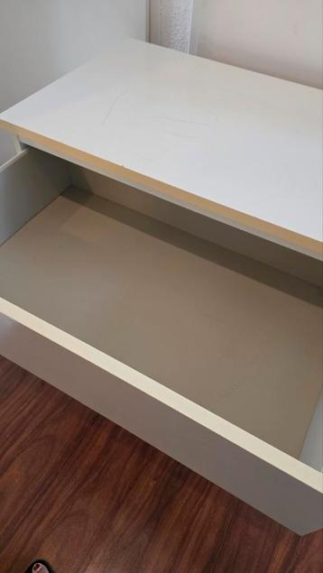Ikea Malm ladekast wit 80x78 - afbeelding 2