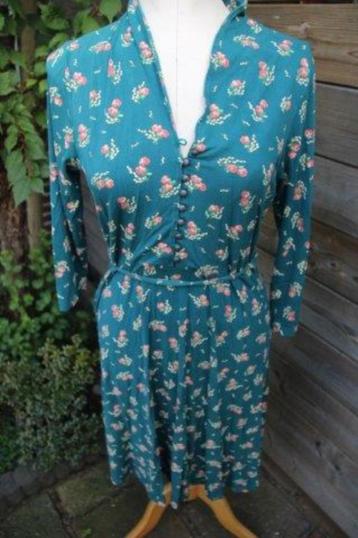 Jurk groen/ roze King Louie mt M Vaste prijs beschikbaar voor biedingen