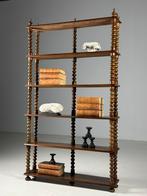 Bobbin Boekenrek Boekenkast Frans antiek, Ophalen, Gebruikt, 25 tot 50 cm