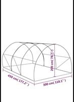 Tunnel tuinkas 400x350x200 cm, Tuin en Terras, Kassen, Gebruikt, Overige materialen, Kweekkas, Ophalen
