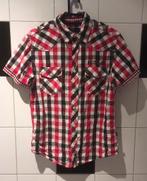 Ruitjes overhemd, CoolCat, maat M, Rood, Halswijdte 39/40 (M), Ophalen of Verzenden, Coolcat