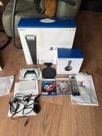Playstation 5 disc 1TB + headset + 2 top games + garantie, Spelcomputers en Games, Ophalen of Verzenden, Zo goed als nieuw