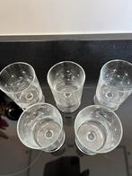 5 Retro Saroma Glazen met Sterren, Huis en Inrichting, Keuken | Servies, Glas of Glazen, Gebruikt, Ophalen of Verzenden, Glas