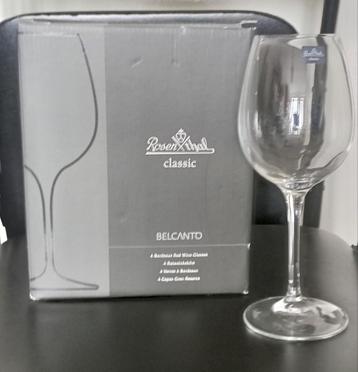 Rode wijn glazen - Rosenthal Classic Belcanto - Kristalglas beschikbaar voor biedingen