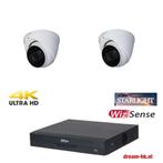 5MP Dahua beveiligingscamera set / 4CH DVR + 4x camera's, Nieuw, Buitencamera, Ophalen of Verzenden