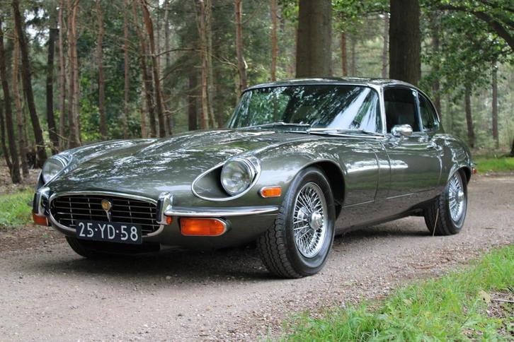 Jaguar "E" Type 5.3 V12 Nederlands mooiste Jaguar E-Type FHC, Auto's, Jaguar, Bedrijf, Te koop, E-Type, Lederen bekleding, Benzine