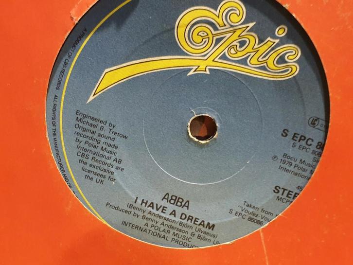ABBA - I have a dream (w1), Cd's en Dvd's, Vinyl Singles, Pop, Ophalen of Verzenden