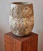 Hoge, 30 cm,   PLANTENBAK               Polystone stucdecor, Ophalen, Steen, Rond, Zo goed als nieuw