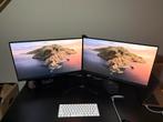 2x 24 inch monitor van phillips + monitor arm, Ophalen, Zo goed als nieuw, Overige typen, Onbekend