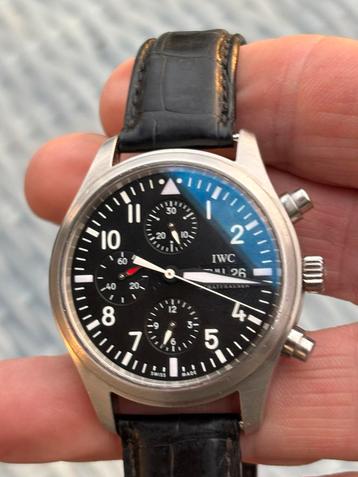 IWC Pilot Chrono 42mm - 2 Banden beschikbaar voor biedingen
