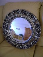 mooie zware goudkleurige spiegel doorsnee totaal 55 cm, Ophalen, Rond, Zo goed als nieuw, Minder dan 100 cm