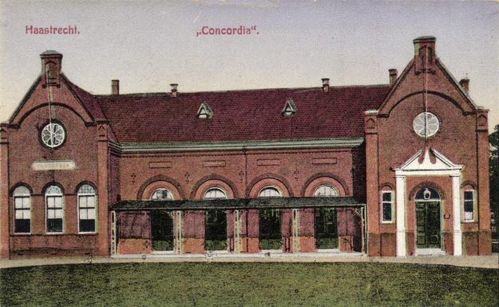Haastrecht. - Concordia. - B-keus - ongelopen, Verzamelen, Ansichtkaarten | Nederland, Ongelopen, Noord-Brabant, Voor 1920, Ophalen of Verzenden