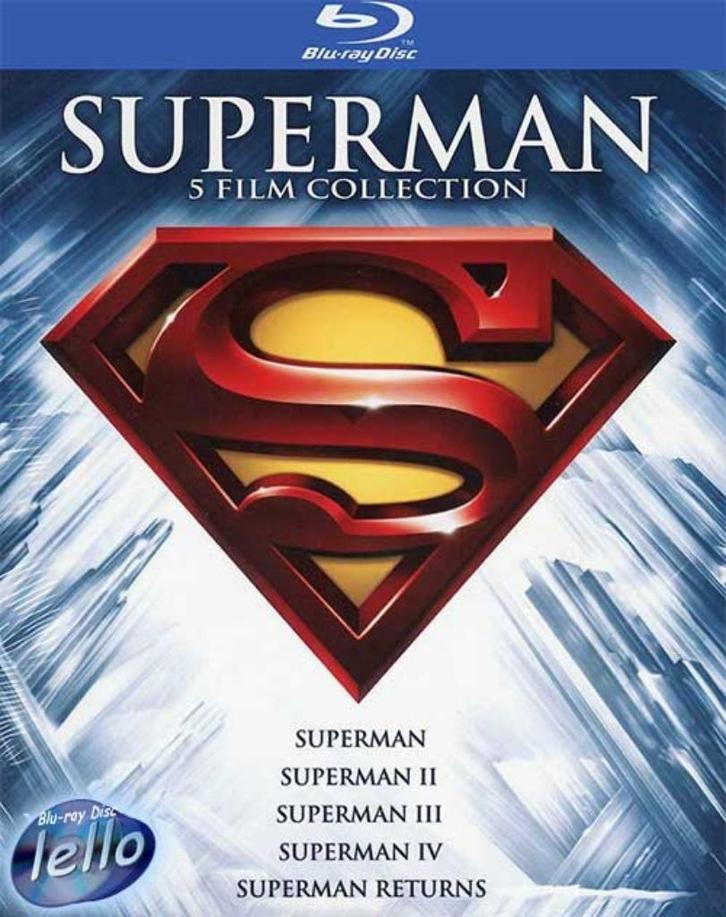 Blu-ray: Superman 5-Film Coll (1978-2006 Christopher Reeve)I, Cd's en Dvd's, Blu-ray, Nieuw in verpakking, Actie, Ophalen of Verzenden
