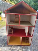 Vintage Poppenhuis - 70er Jaren, Ophalen, Gebruikt, Poppenhuis