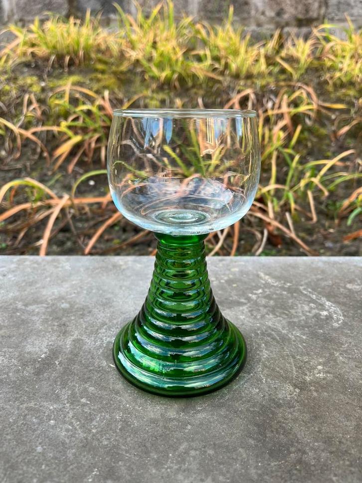 Vintage Roemer glas, gemerkt nummer 13, Antiek en Kunst, Antiek | Glas en Kristal, Ophalen of Verzenden