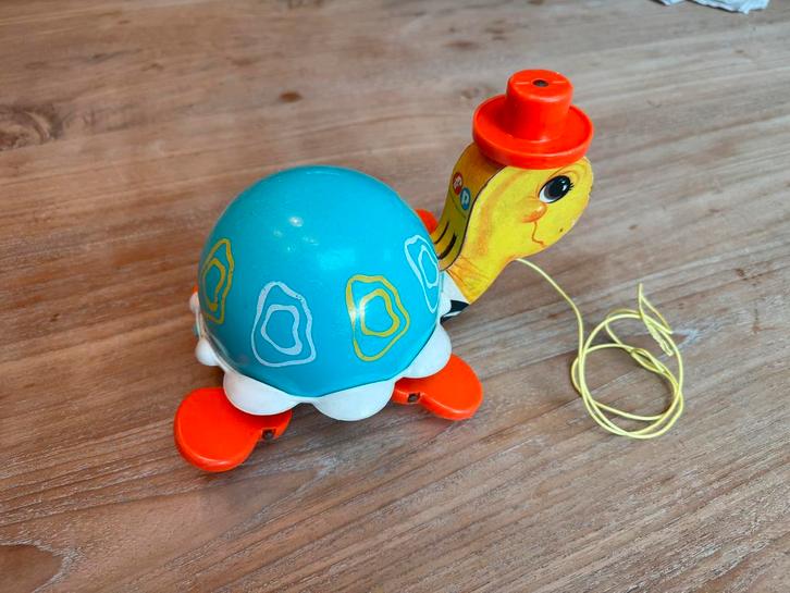 Fisher Price Schildpad 773 - 1962, Kinderen en Baby's, Speelgoed | Fisher-Price, Zo goed als nieuw, Ophalen of Verzenden