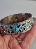 Vintage 1980 schitterend slavenarmband, Sieraden, Tassen en Uiterlijk, Armbanden, Ophalen of Verzenden, Zo goed als nieuw, Goud