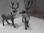 2 retro hertjes taupe kleur, Ophalen, Zo goed als nieuw
