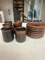 Arabia 6x kop & schotel, Huis en Inrichting, Keuken | Servies, Ophalen, Keramiek, Zo goed als nieuw, Overige stijlen