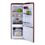 Domo Retro Koelkast DO91707R - 19, 150 tot 200 liter, Domo (Linea 2000 BV), Met aparte vriezer, Nieuw