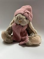 Konijn met sjaal en muts - 40x33 cm, Ophalen of Verzenden, Nieuw, Konijn