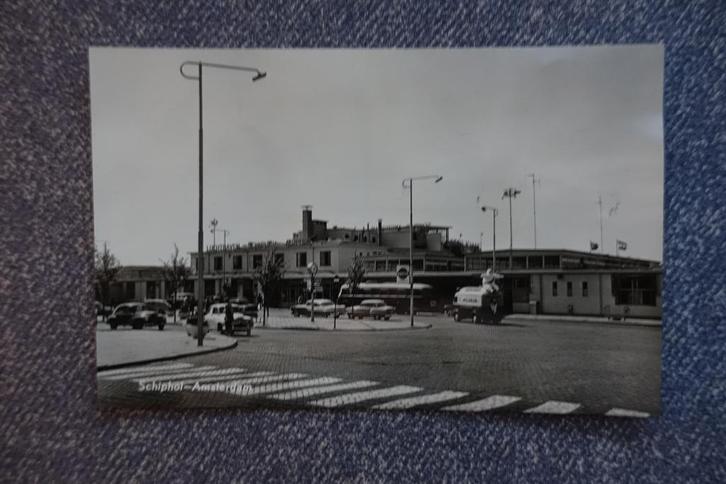 Amsterdam. Luchthaven Schiphol, Verzamelen, Ansichtkaarten | Nederland, Ongelopen, Noord-Holland, 1960 tot 1980, Ophalen of Verzenden
