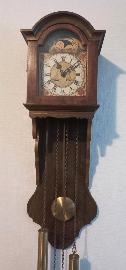 Wandklok friese staartklok schippertje, Antiek en Kunst, Antiek | Klokken, Ophalen of Verzenden