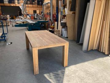 eettafel teak massief hout - 2 meter lang beschikbaar voor biedingen