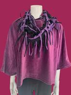 Nieuw fluwelen kort tuniek top Maelle/Magna one size SALE, Kleding | Dames, Grote Maten, Blouse of Tuniek, Paars, Nieuw, Ophalen of Verzenden