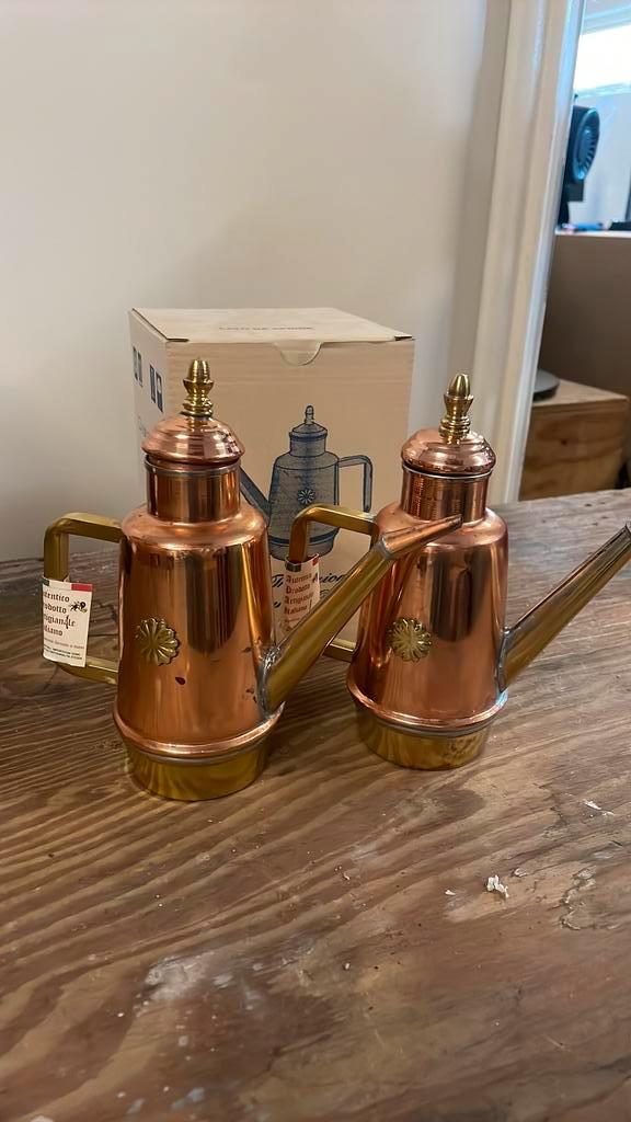 Gimetal oliekannetjes - Zo goed als nieuw, Diversen, Levensmiddelen, Ophalen of Verzenden