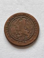 1 cent Willem lll 1878, Ophalen of Verzenden, Koning Willem III, 1 cent