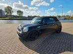 Mini 1.6 183pk  Cooper S Cabrio 2011 Zwart ,, Auto's, Zwart, 4 cilinders, Cabriolet, Leder en Stof
