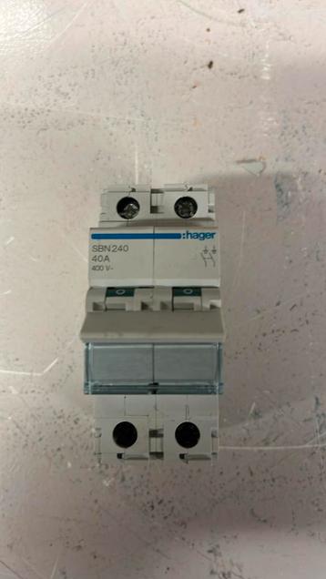 Hager b16 automaat en c16 aardelek automaat beschikbaar voor biedingen