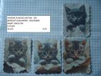 👍nu 0,40: vintage plaatjes katten 281 ( alleen verzenden, Hobby en Vrije tijd, Kaarten | Zelf maken, Ophalen, Nieuw, Dieren, Knipvel