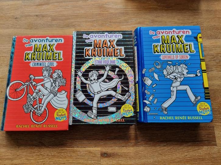 De avonturen van Max Kruimel deel 1, 2 en 3, Boeken, Kinderboeken | Jeugd | 10 tot 12 jaar, Gelezen, Fictie, Ophalen of Verzenden