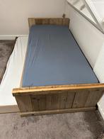 Steigerhouten 1 persoons bed, Huis en Inrichting, Ophalen of Verzenden, Zo goed als nieuw, Eenpersoons, Steigerhout