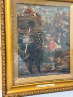 Richard Caton Woodville British 1856-1926 Highland Raiders, Antiek en Kunst, Kunst | Schilderijen | Klassiek, Ophalen of Verzenden