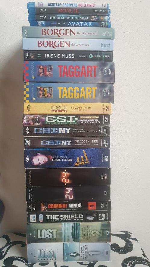 Kleine partij tv series, 16 boxen, 4 blue ray films, Cd's en Dvd's, Dvd's | Tv en Series, Gebruikt, Drama, Alle leeftijden, Ophalen of Verzenden