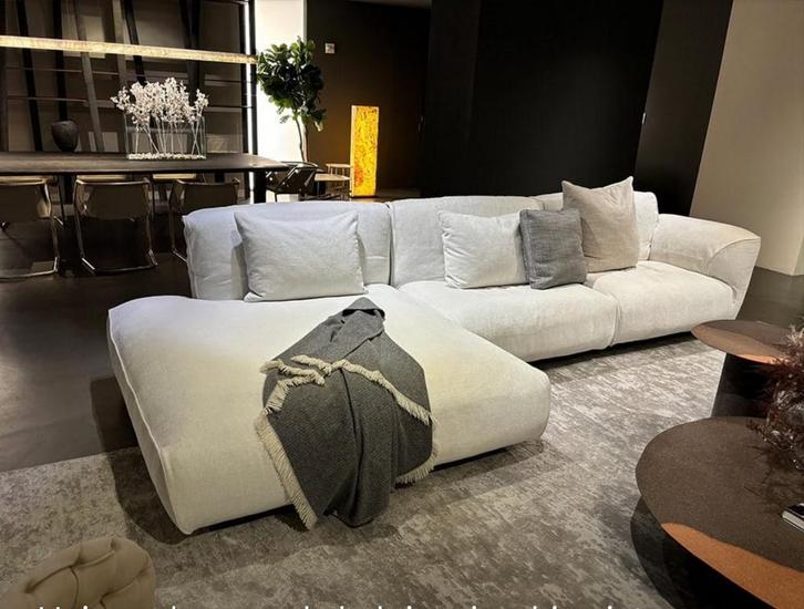 Edra Grand Soffice 150x385cm stofS Jaipur modulaire hoekbank, Huis en Inrichting, Banken | Bankstellen, Nieuw, Ophalen of Verzenden