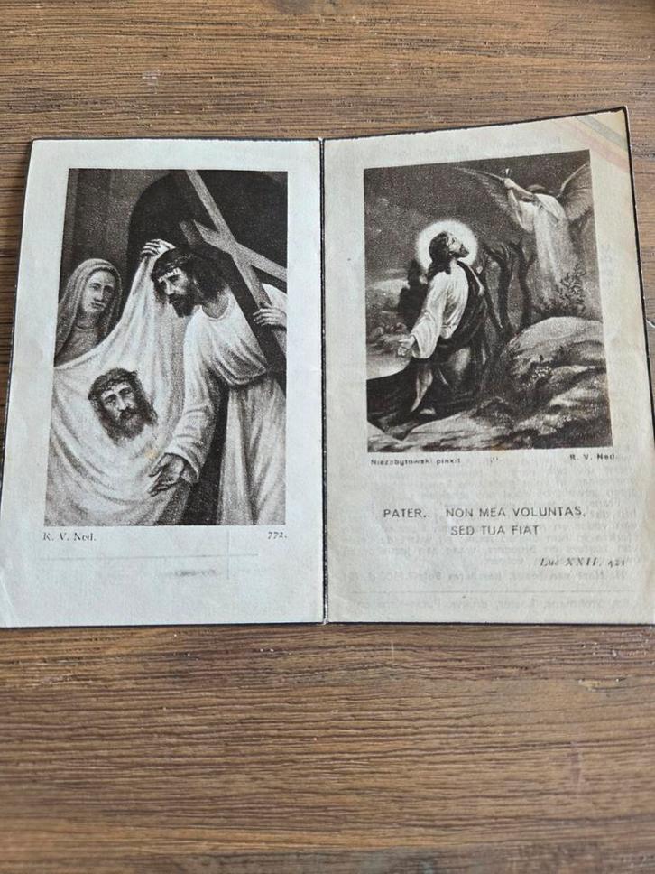 Oude bidprentjes Franciscus Jacobus Hotag, Antiek en Kunst, Antiek | Religie, Ophalen of Verzenden