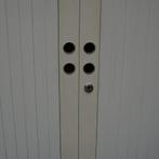Gispen Roldeurkasten | Garagekasten | Creme/Wit | 198x100x47, Gebruikt, -, -, Meerdere deuren