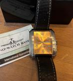 Zeno 3247 watch sapphire crystal Basel, Ophalen of Verzenden, Zo goed als nieuw, Goud, Leer