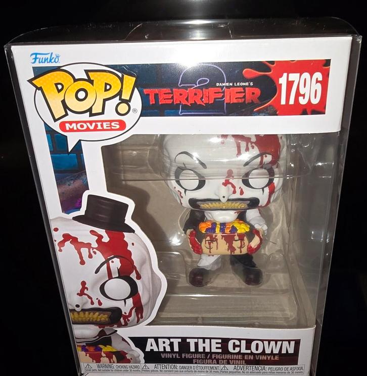 Funko Pop! 1796 Art The Clown with Head (Terrifier), Verzamelen, Poppetjes en Figuurtjes, Nieuw, Ophalen of Verzenden