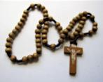 Vintage houten rozenkrans - Jerusalem (8043-108), Antiek en Kunst, Antiek | Religie, Ophalen