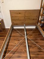 Bed frame 140x200, Ophalen, Gebruikt, Bruin, Tweepersoons