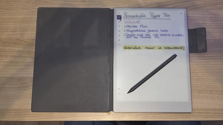 Remarkable Paper Pro, Computers en Software, Tekentablets, Zo goed als nieuw, Draadloos, Multi-touch, Ophalen of Verzenden